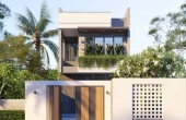 Mẫu nhà ống 2 tầng 6x15m mái bằng hiện đại, đẹp tinh tế và tiện nghi