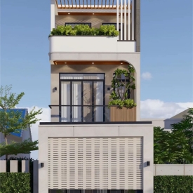 Mẫu thiết kế nhà phố hiện đại năm 2025