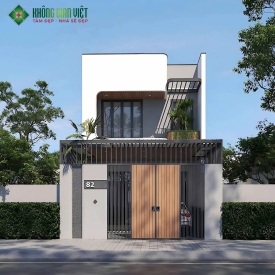 Khám phá mẫu nhà phố 2 tầng 6x13m tích hợp gara hiện đại