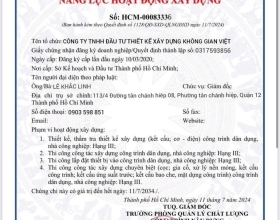 CHỨNG CHỈ NĂNG LỰC